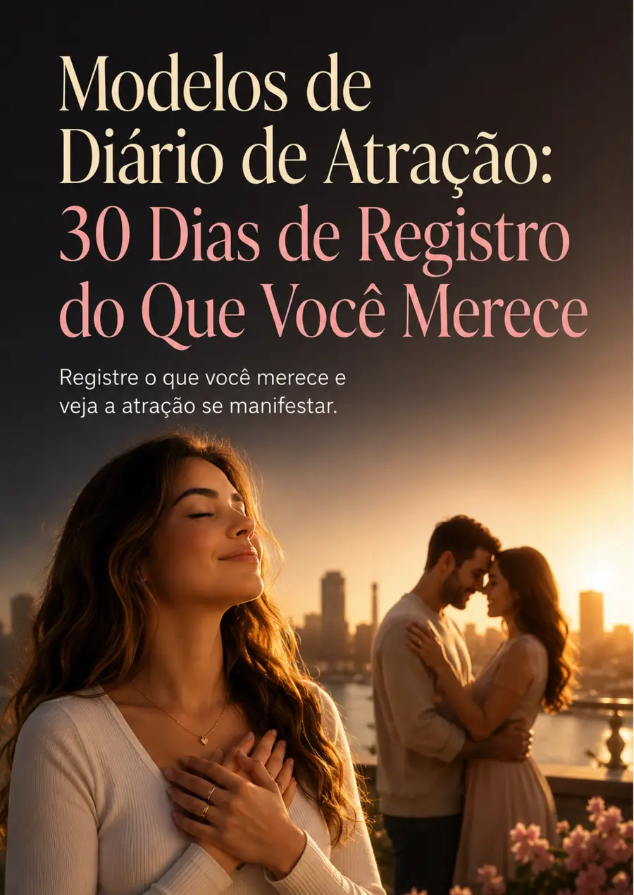 Capa do bônus Modelos de Diário de Atração